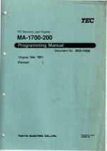 MA-1700-200 programming